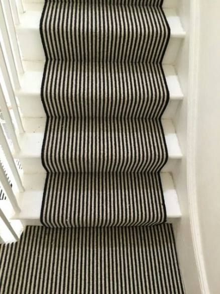 58 new ideas for black and white stairs with runner entrance -   14 room decor White stairs ideas