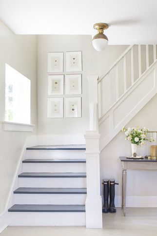 How Painted Stairs Can Completely Transform Your Home -   14 room decor White stairs ideas