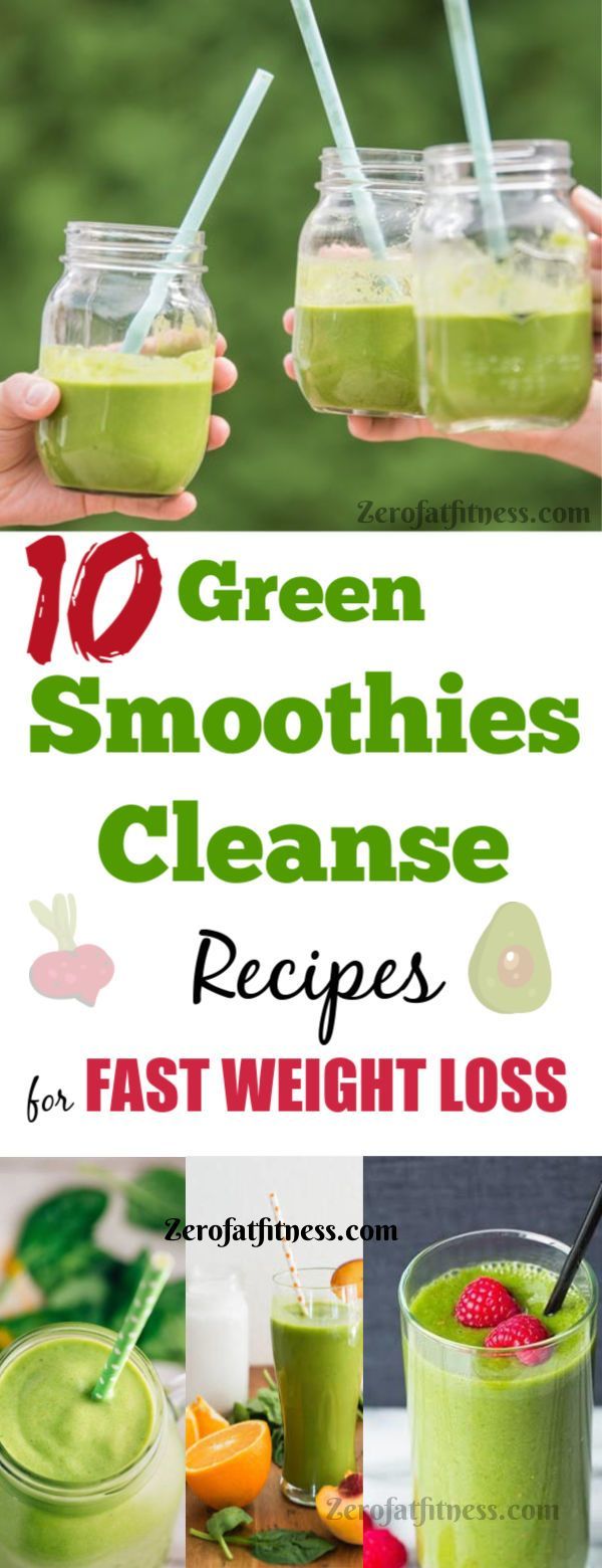 10 Green Smoothie Cleanse Recipes to Lose Weight Fast at Home -   15 healthy recipes Best cleanses ideas