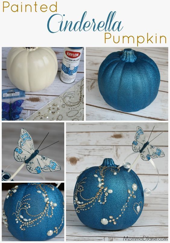 Painted Cinderella Pumpkin -   15 holiday Design sweets ideas