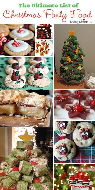 The Ultimate List of Christmas Party Recipes -   15 holiday Design sweets ideas