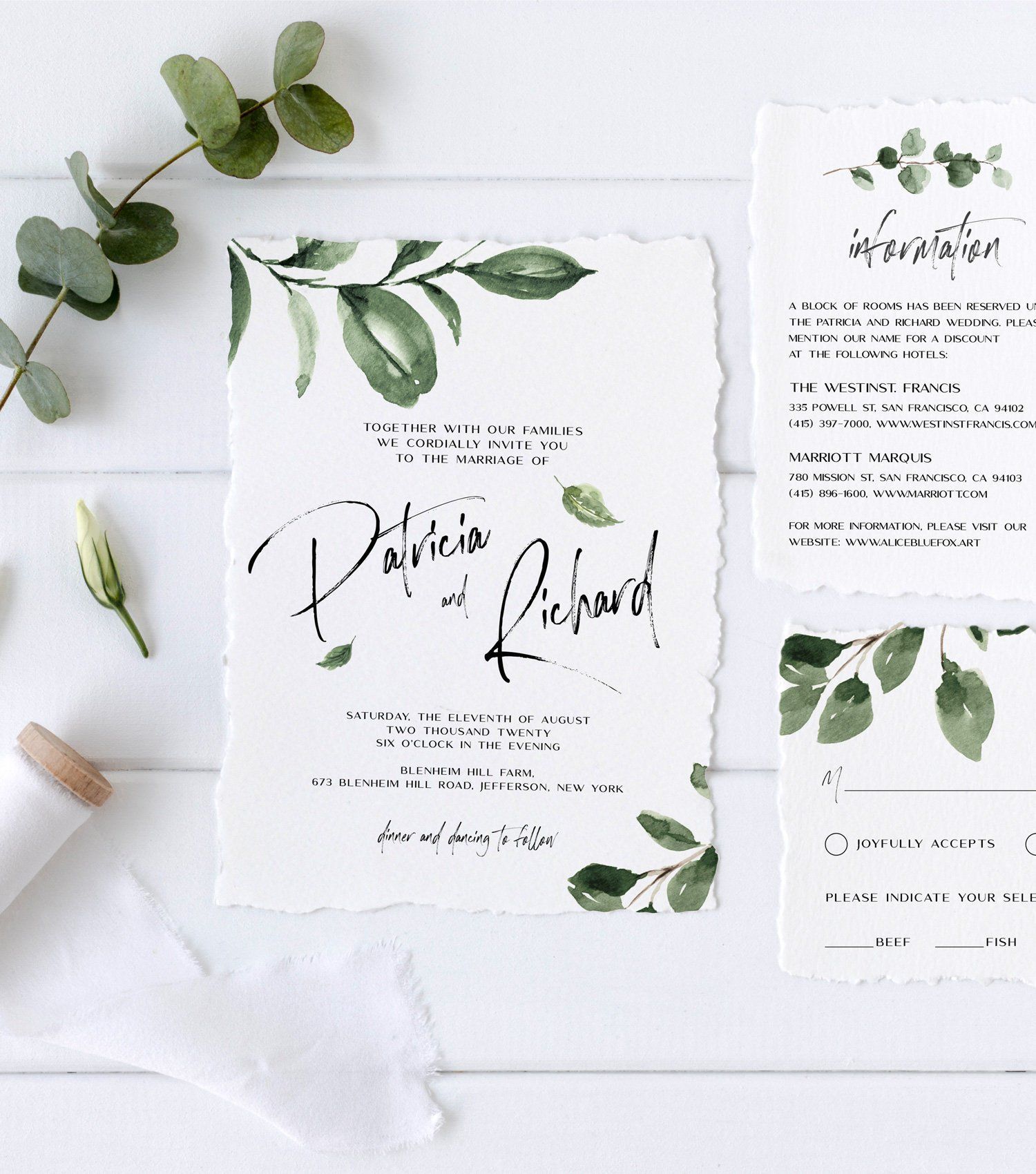 15 wedding Bohemian invitation ideas