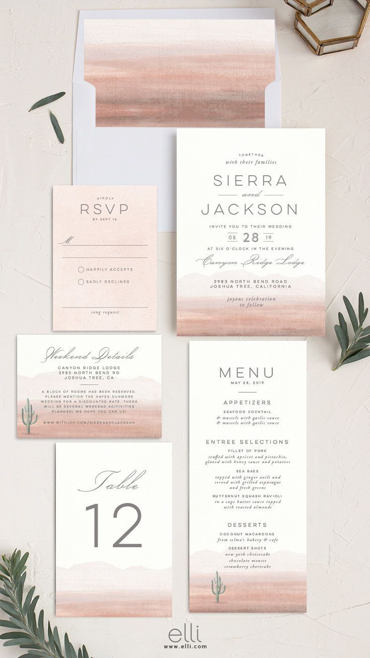 15 wedding Bohemian invitation ideas