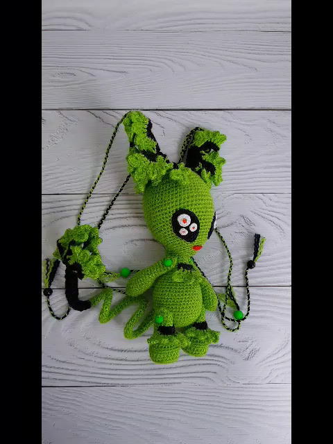 Alien crochet pattern, fantasy crochet pdf, alien amigurumi -   16 african fabric crafts Videos ideas