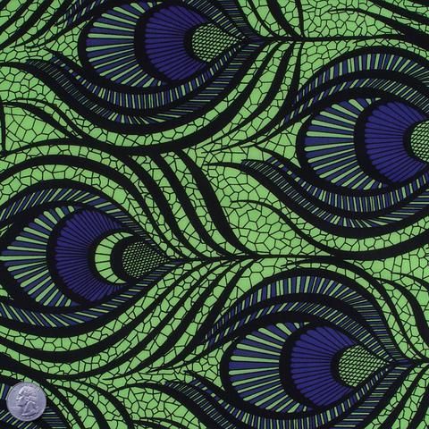 Peacock Print Spandex 13 Lavender Mint -   16 african fabric crafts Videos ideas