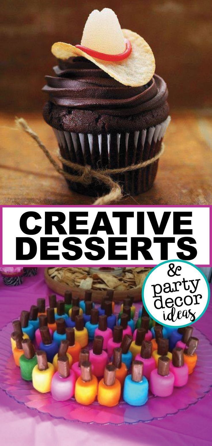 16 desserts Creative parties ideas