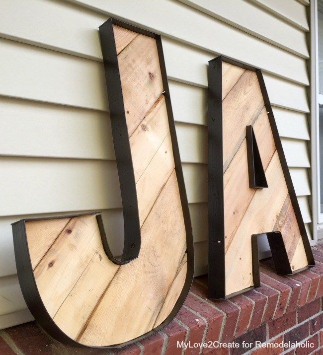 50 Cool and Crafty DIY Letter and Word Signs -   16 diy projects Wooden letters ideas
