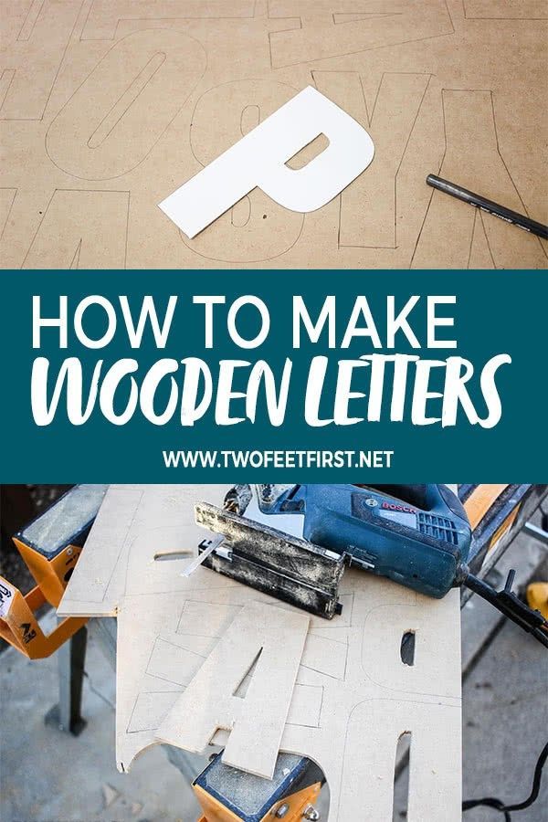 16 diy projects Wooden letters ideas