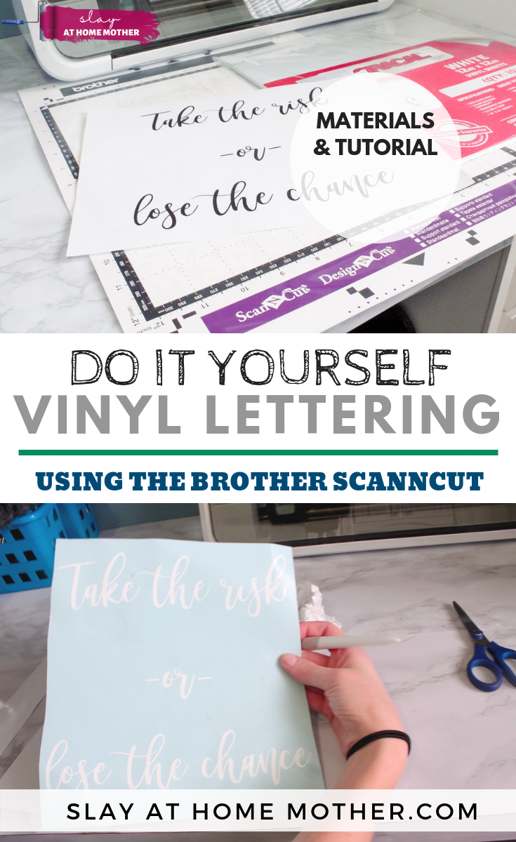 Brother Scan N Cut Tutorial: DIY Wall Decals -   16 diy projects Wooden letters ideas
