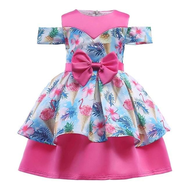Girls floral Princess Party Dress Children Birthday Wedding clothes Summer Toddler baby Dresses 2 3 4 5 6 7 8 9 10 Kids Clothes -   16 dress For Kids 2-3 ideas