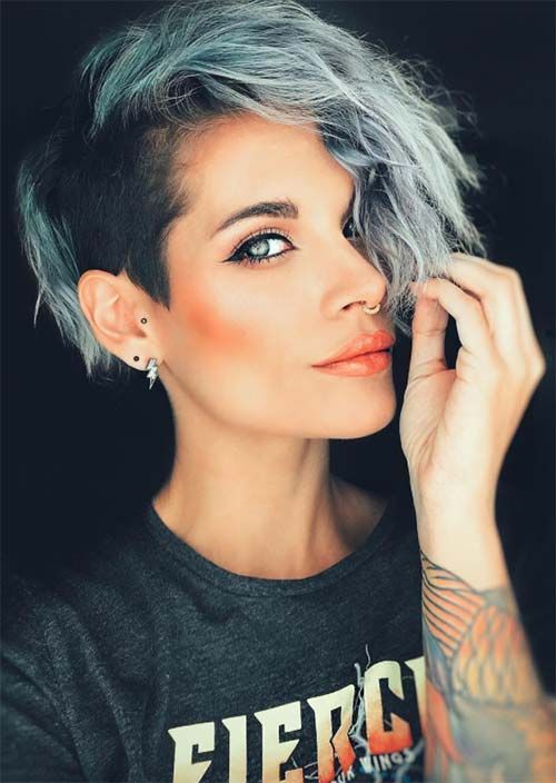 51 Edgy and Rad Short Undercut Hairstyles for Women -   16 edgy hairstyles Short ideas