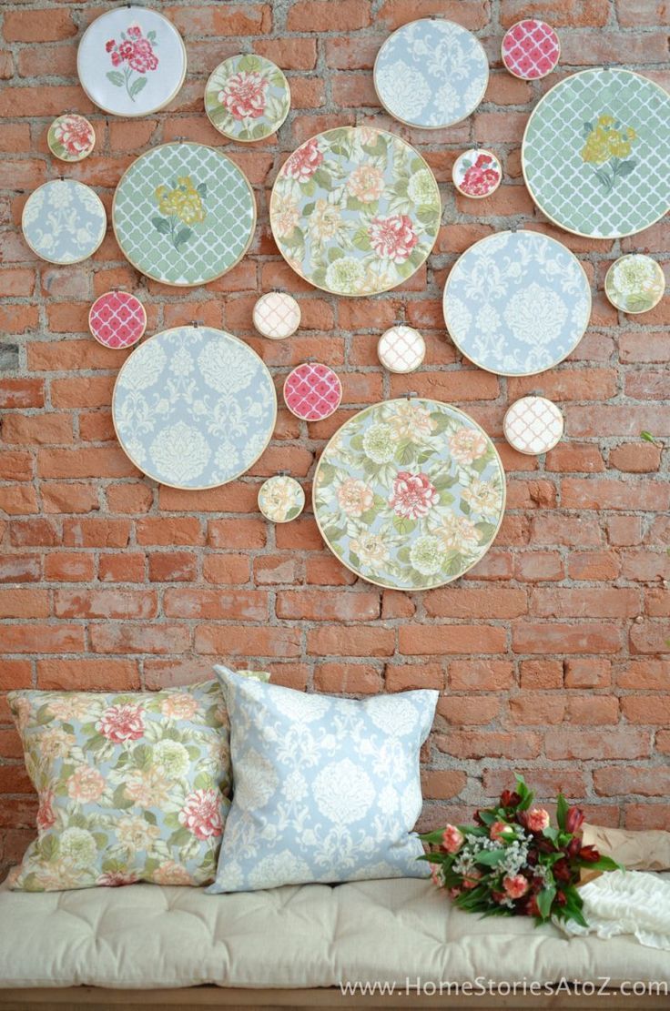 DIY Embroidery Hoop Wall Art -   16 fabric crafts Nursery embroidery hoops ideas