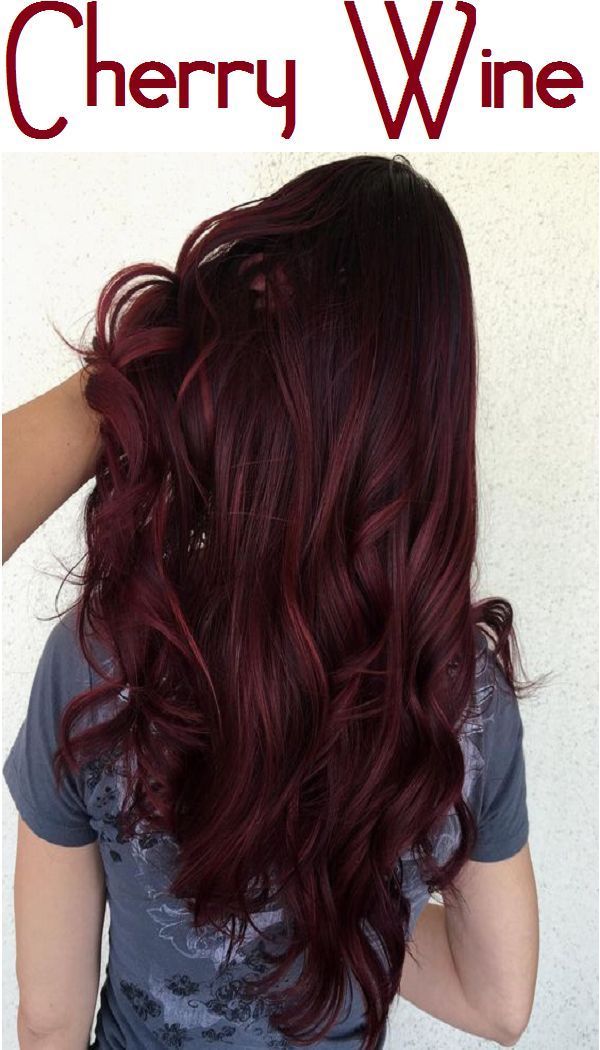 Are you feeling extra fresh? Try this Cherry Wine hair color for a new you. #hia -   16 hair Makeup colors ideas