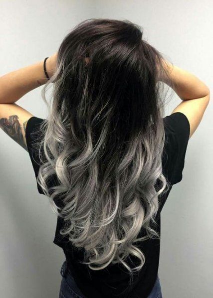 39 Trendy hair color ideas for brunettes balayage grey haircolor -   16 hair Makeup colors ideas