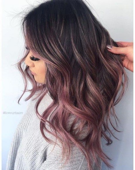 New hair pink brunette highlights 64+ ideas -   16 hair Makeup colors ideas