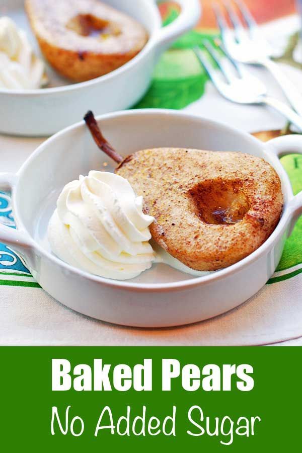 Baked Pears -   16 healthy recipes Fruit cooking ideas