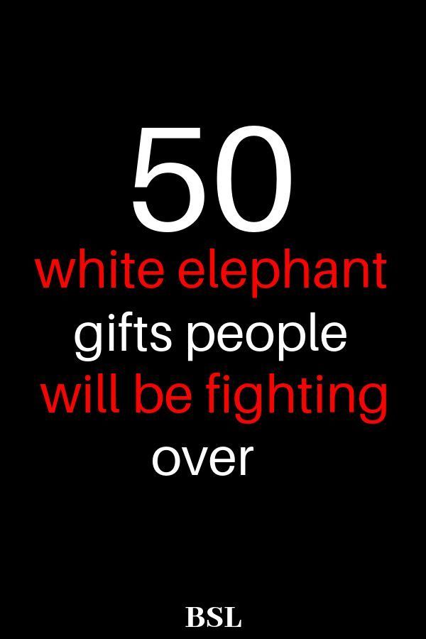 50 Funny White Elephant Gifts That Will Have Everyone Laughing -   16 holiday Funny elephant gifts ideas