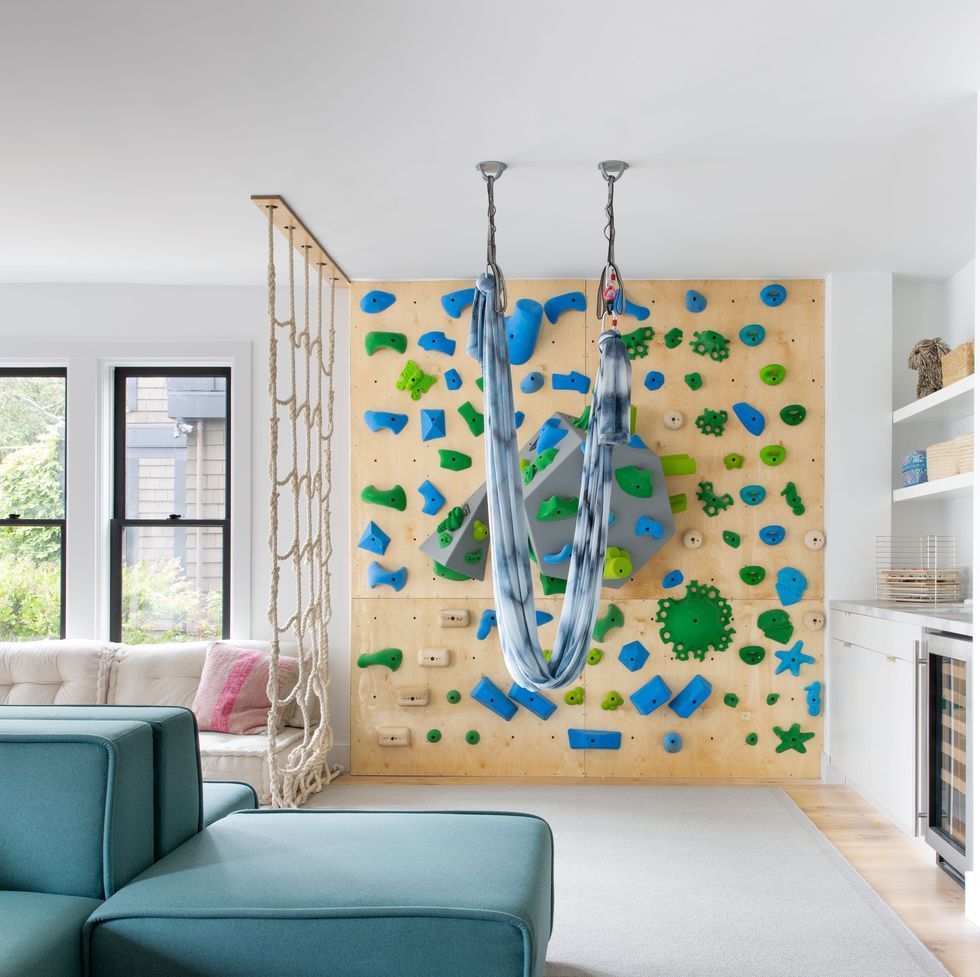 Yes, This House Has Its Very Own Rock-Climbing Wall -   16 room decor Kids climbing wall ideas
