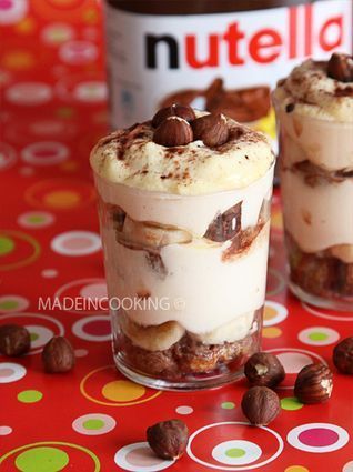 Tiramisu Nutella et banane -   17 desserts Nutella mousse ideas