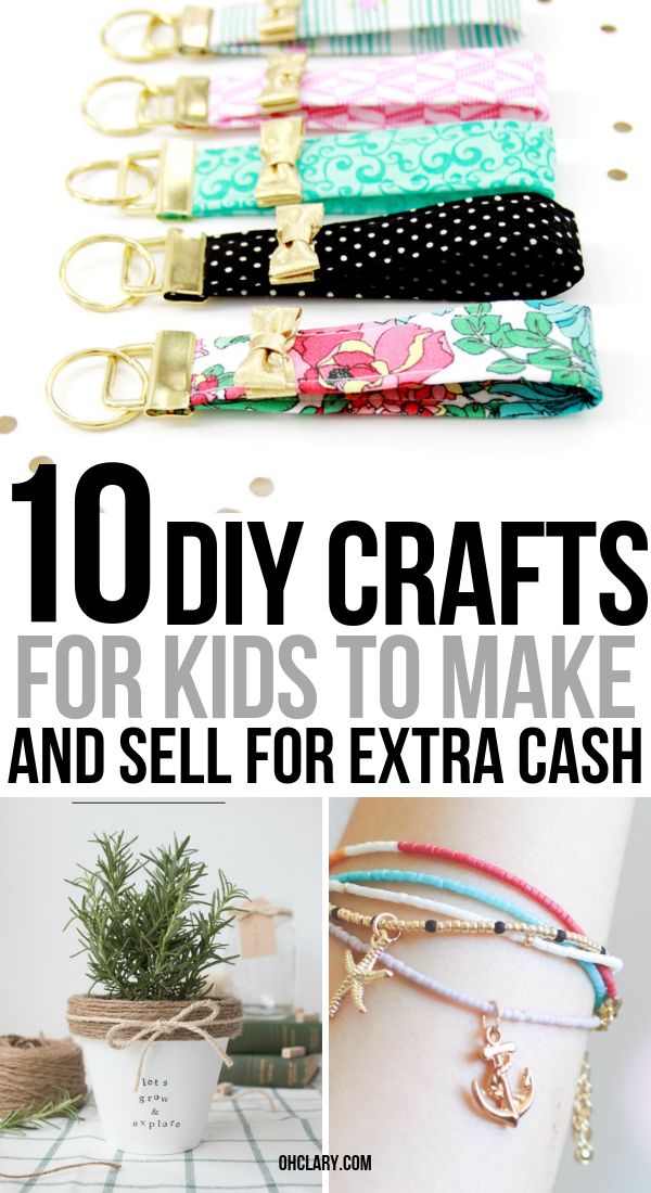 10 Crafts For Kids To Sell For Profit That Are Super Easy To Do -   17 diy projects Baby craft ideas