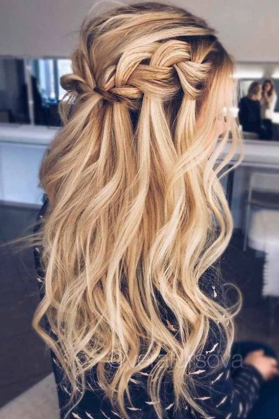 25 Chic Bridesmaid Hairstyles For Long Hair -   17 hairstyles Femme coiffure ideas
