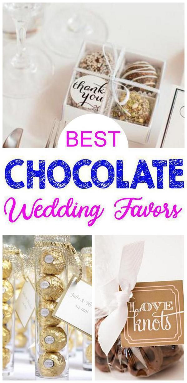 17 wedding Favors chocolate ideas