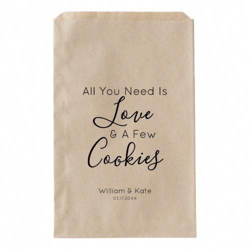 All You Need is A Cookie Wedding Favor Bag | Zazzle.com -   17 wedding Favors chocolate ideas