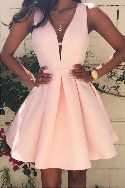 Sexy Prom Dress,Pink Homecoming Dress,Satin Prom Gown,Short Prom Dresses -   18 beautiful dress Short ideas