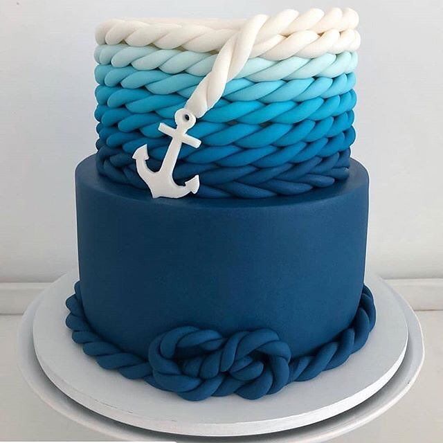 22 Brilliant Ideas for Wedding Decoration in Nautical Theme -   18 cute cake ideas