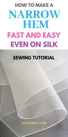 Narrow hem tutorial: how to make narrow hem using Ban Roll tape -   18 DIY Clothes Patterns how to make ideas