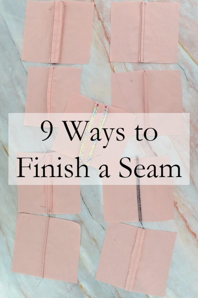 tutorial: 9 seam finishes you should know -   18 DIY Clothes Patterns how to make ideas