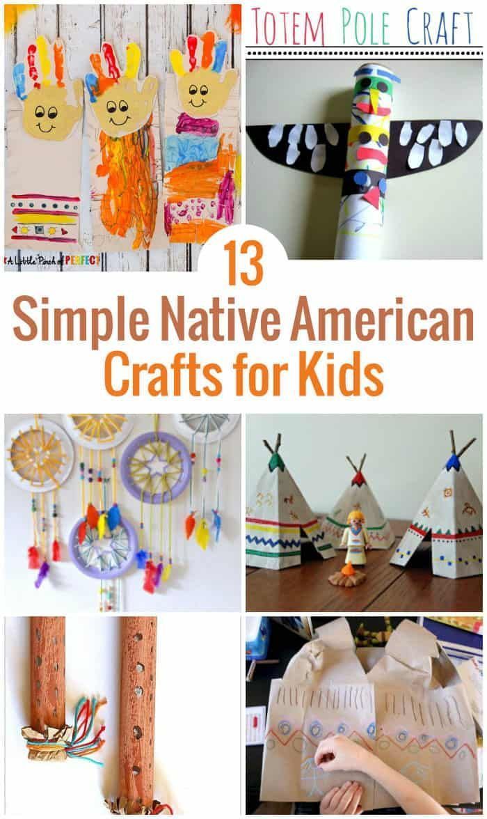 13 Easy Native American Crafts for Kids -   18 diy projects Art kids ideas