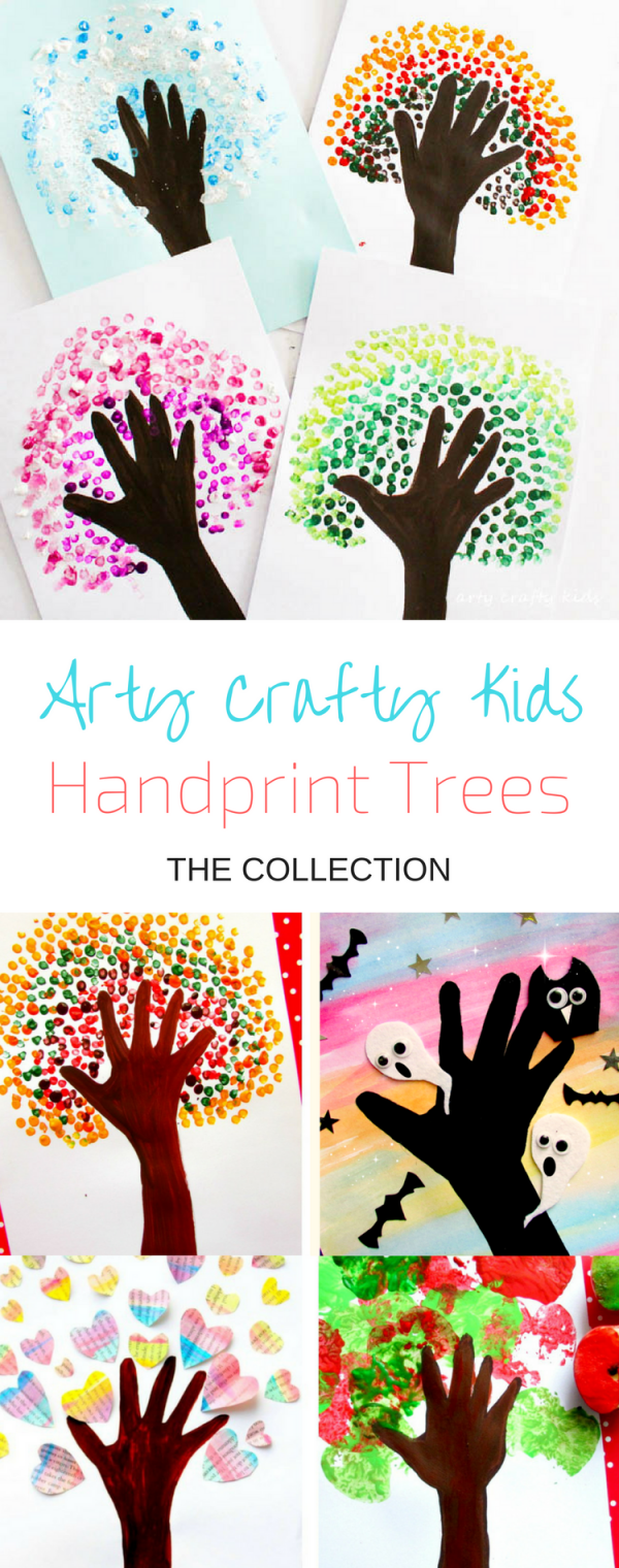 Four Season Handprint Tree -   18 diy projects Art kids ideas