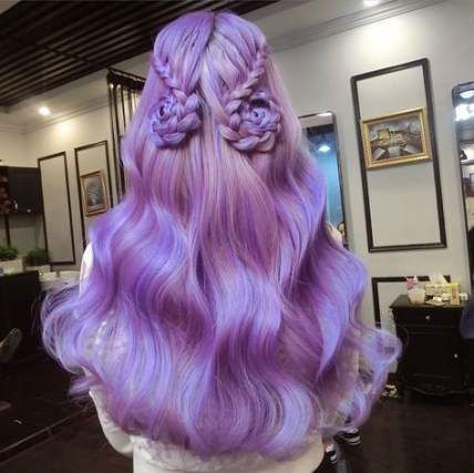 28+  Ideas Hair Goals Color Purple Dyes -   18 hair Purple dibujo ideas