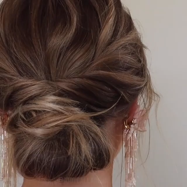 Textured updo вњЁ -   18 hair Videos tutorial ideas