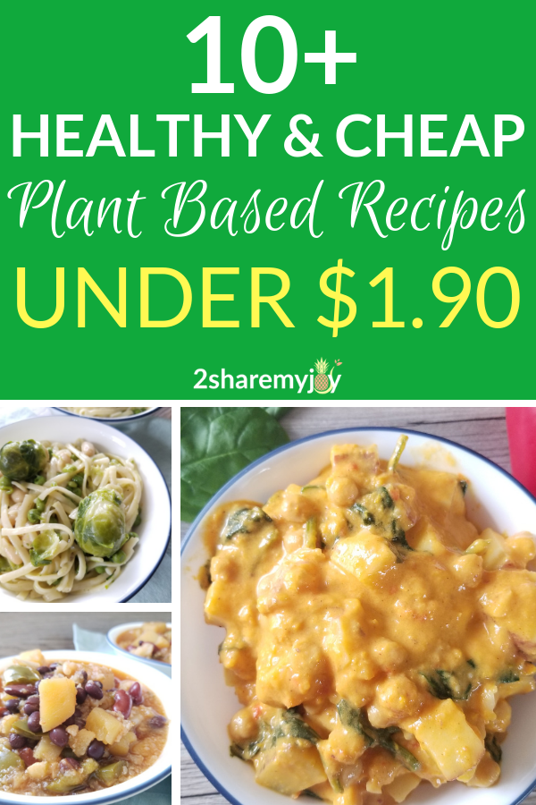 10+ Healthy & Cheap Vegan Recipes Under $1.90 Per Serving -   18 healthy recipes For College Students veggies ideas