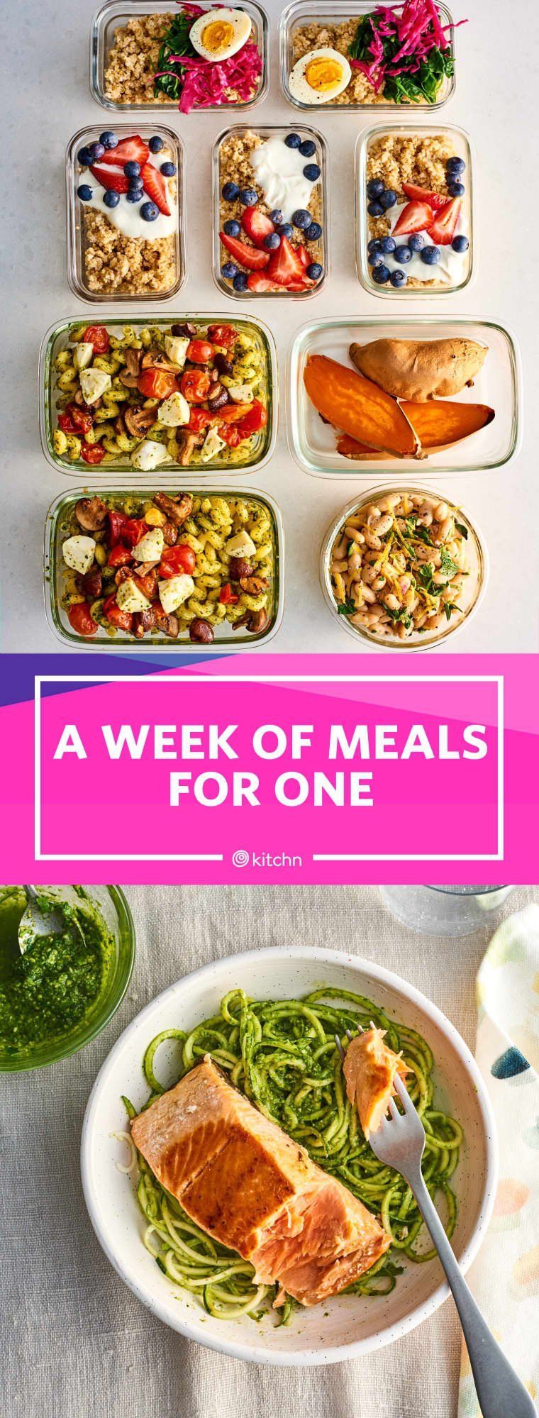 Meal Prep Plan: How I Prep a Week of Meals for One in Just Over an Hour -   18 healthy recipes For College Students veggies ideas