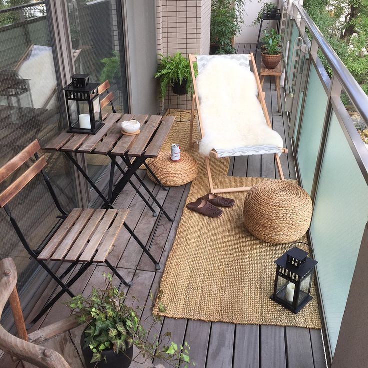 Inspiration for Small Apartment Balconies in the City -   18 planting Balcony inspiration ideas