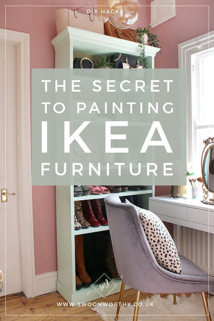 The Secret to Painting IKEA Furniture -   18 room decor Ikea paint ideas