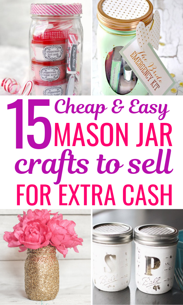 15 Mason Jar Crafts To Sell For Extra Money From Home -   19 diy projects For Organization to get ideas