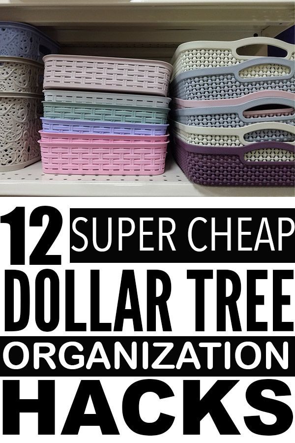 12 Cheap Ways To Organize Your Home With Items From the Dollar Store -   19 diy projects For Organization to get ideas