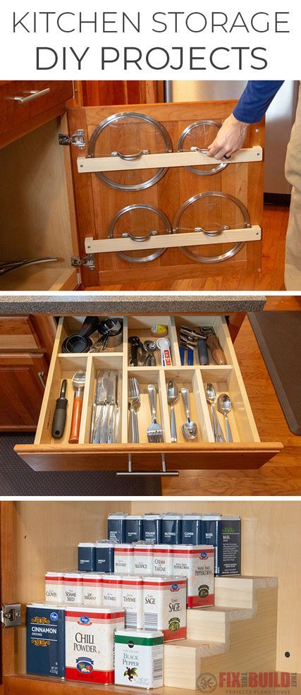 3 Easy DIY Kitchen Organization Projects -   19 diy projects For Organization to get ideas