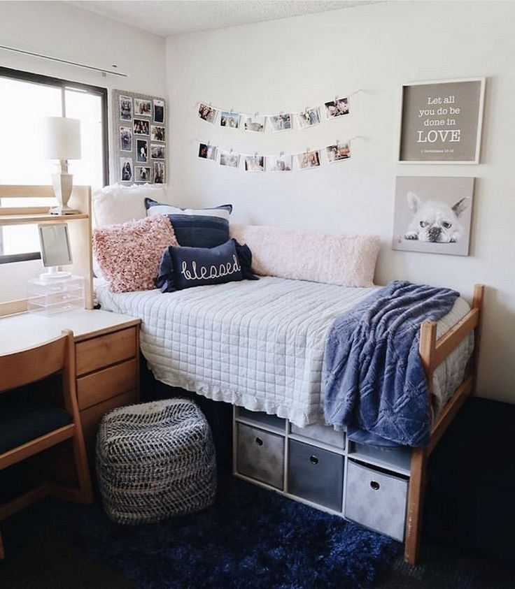 37 fantastic college dorm room decor ideas and remodel 20 -   19 room decor Wall bedroom ideas