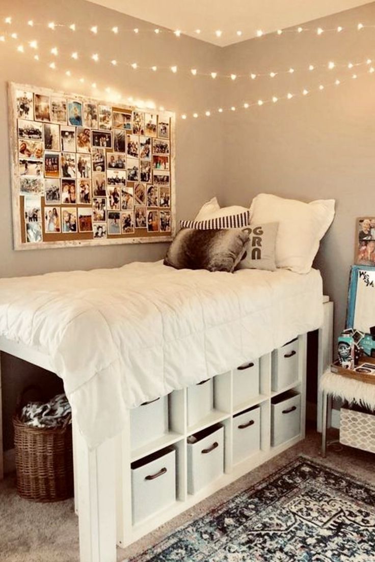 DIY Dorm Room Ideas - Dorm Decorating Ideas PICTURES for 2019 -   19 room decor Wall bedroom ideas