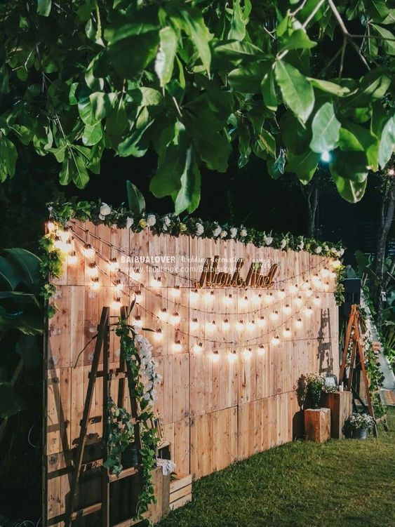 35 Fantastic Outdoor Wedding Decoration Ideas for 2019 Trends -   19 wedding Simple backyard ideas