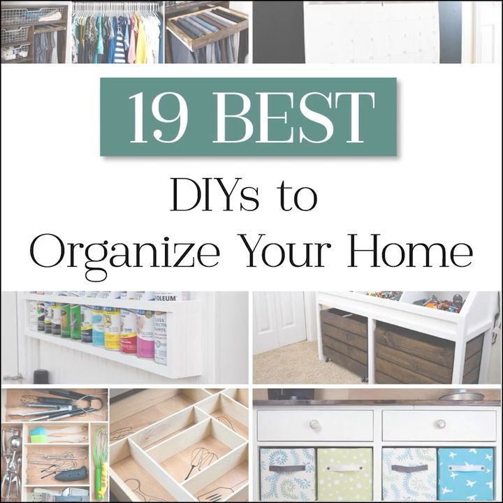 19 Best DIYs to Organize your Home -   20 diy projects Videos kitchen ideas
