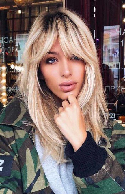 55 ideas hairstyles fringe bangs face shapes for 2019 -   21 hairstyles Fringe thin hair ideas