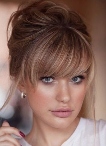 Love this color -   21 hairstyles Fringe thin hair ideas