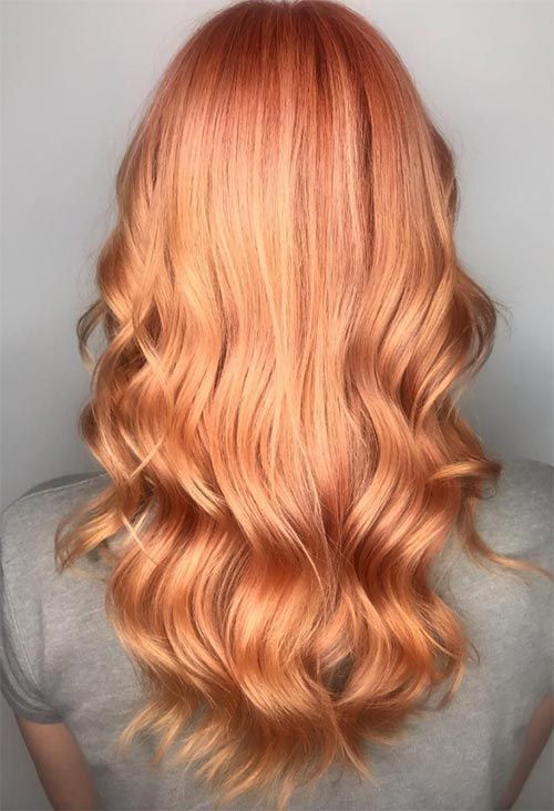 67 Pretty Peach Hair Color Ideas: How To Dye Your Hair Peach -   3 hair Flamboyage google ideas