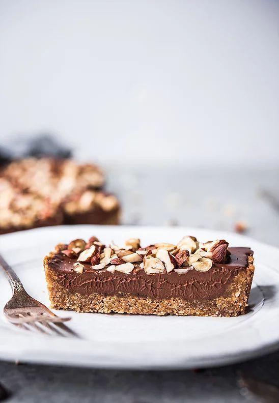 Vegan Chocolate Hazelnut Tart -   6 desserts Photography kitchens ideas